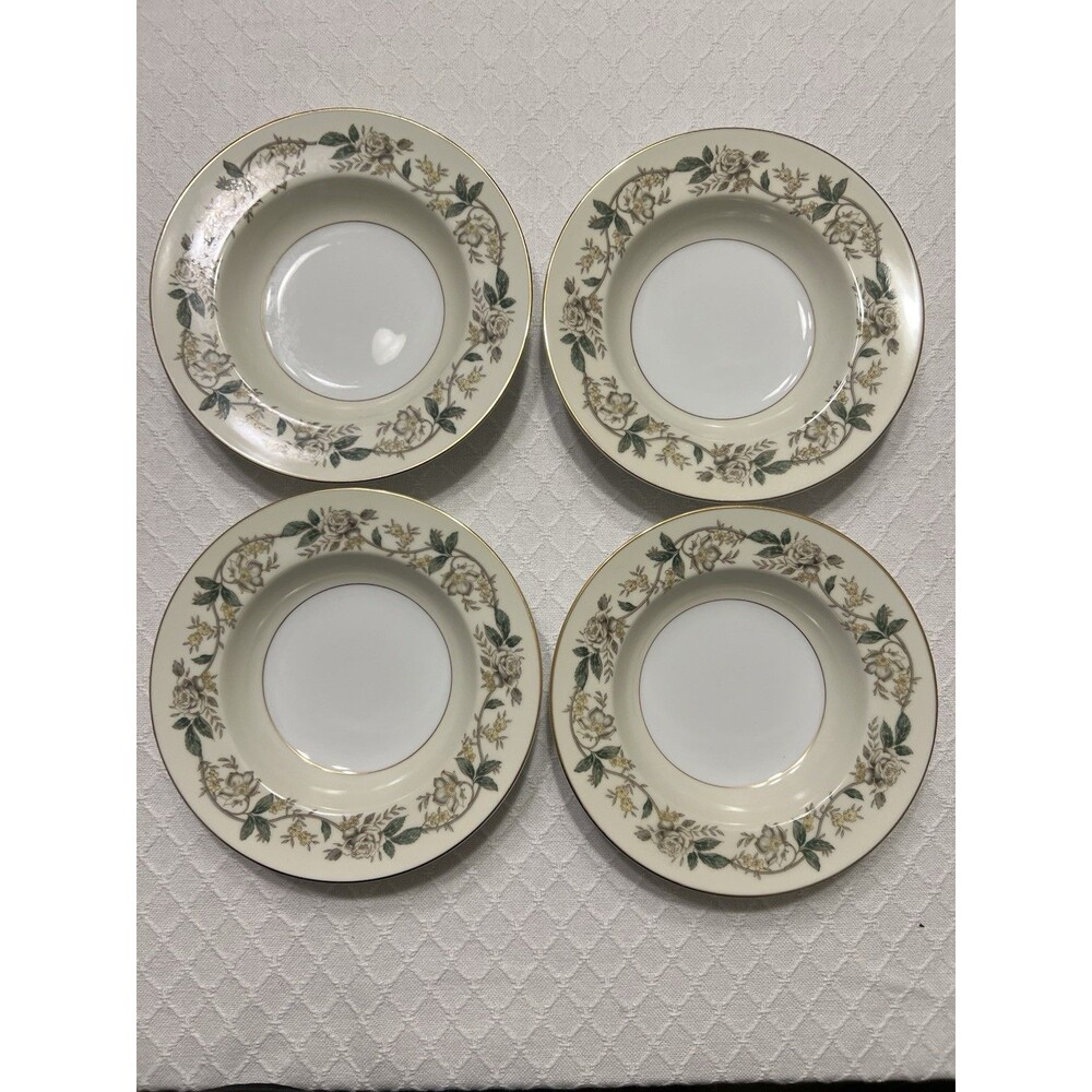 Vintage 1940 Noritake China Set Of 4 Salad / Soup Bowl Pattern 5020